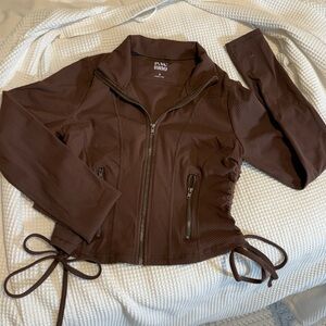 PacSun Chocolate Brown Bomber Jacket